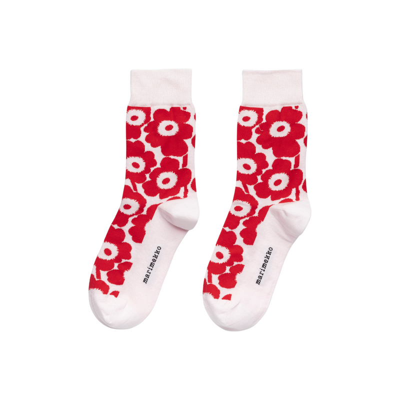 Kirmailla Unikko Tone Socken Rot/Rosa