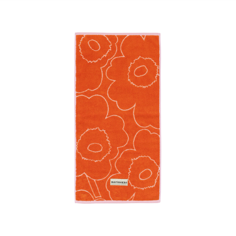 Piirto Unikko Handtuch Orange 50x100cm