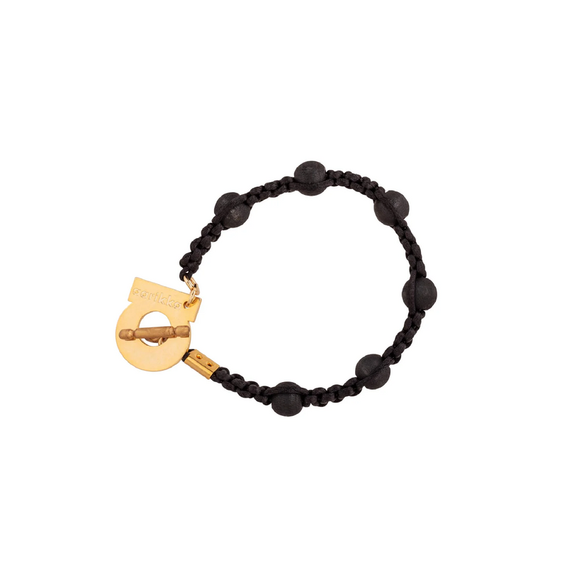 Saana Armband Schwarz/Gold