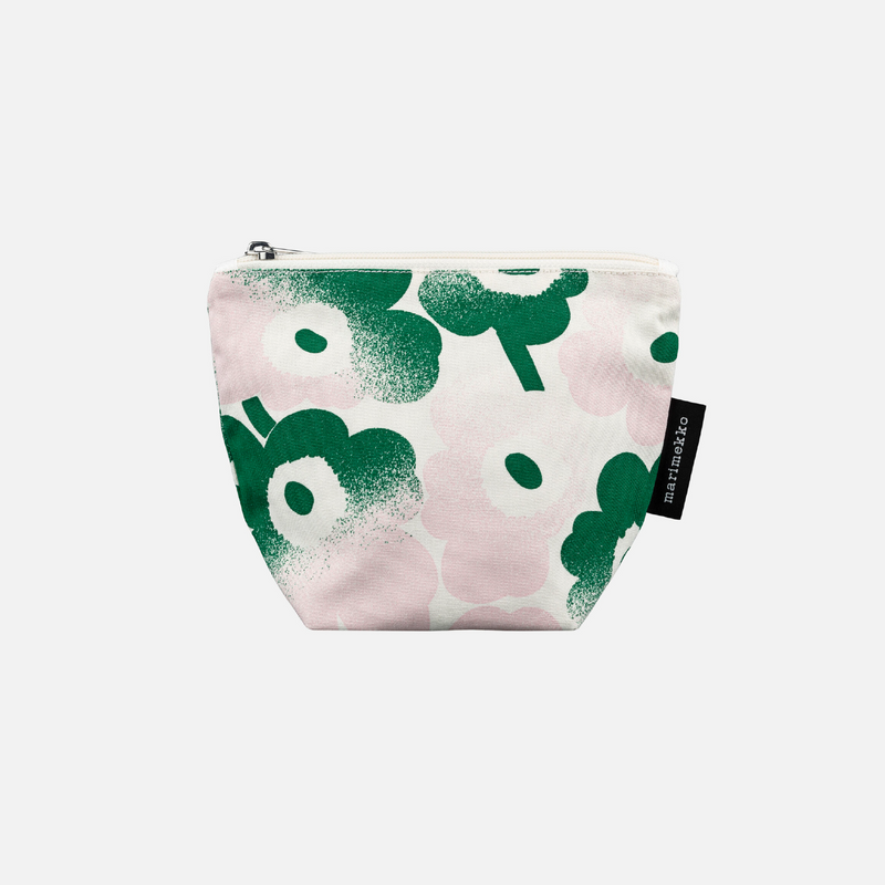 Mini Unikko Häivähdys Kait Kosmetiktasche Rosa/Grün