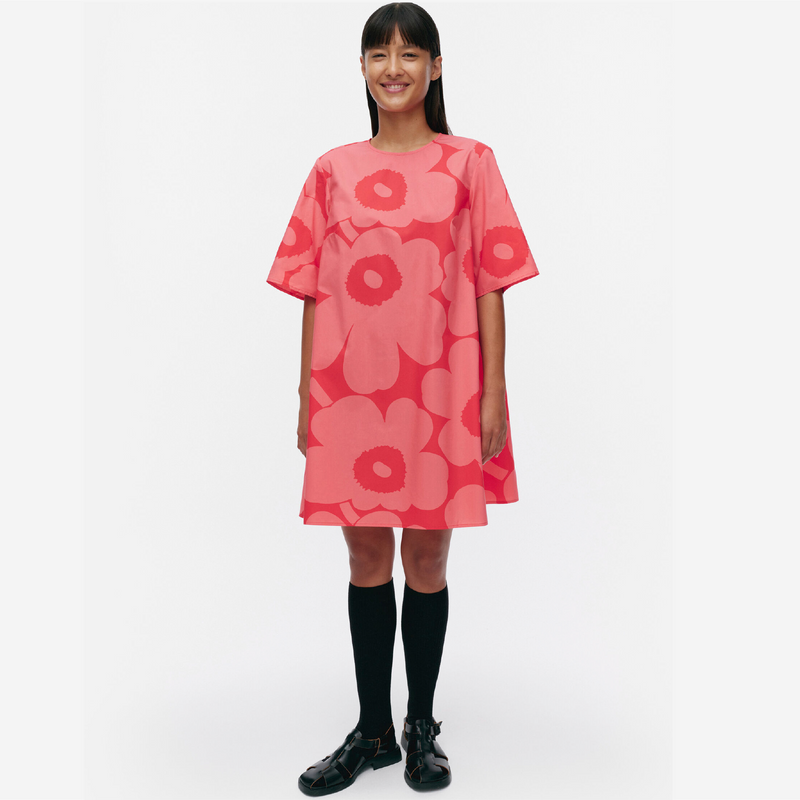 Kukkiva Unikko Kleid Melone