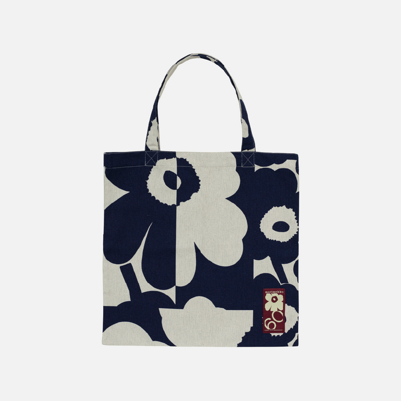 Unikko Kollaasi Shopper Navy/Cotton