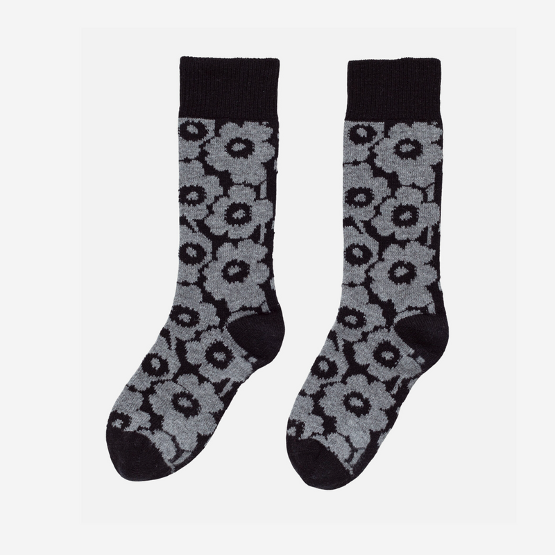 Oras Unikko Wollsocken Grau/Hellgrau 37/39