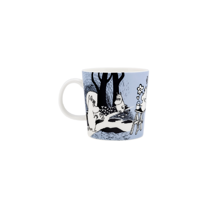 Moomin Becher 30cl Love Hellblau