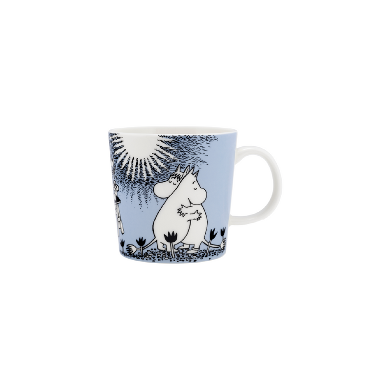 Moomin Becher 30cl Love Hellblau