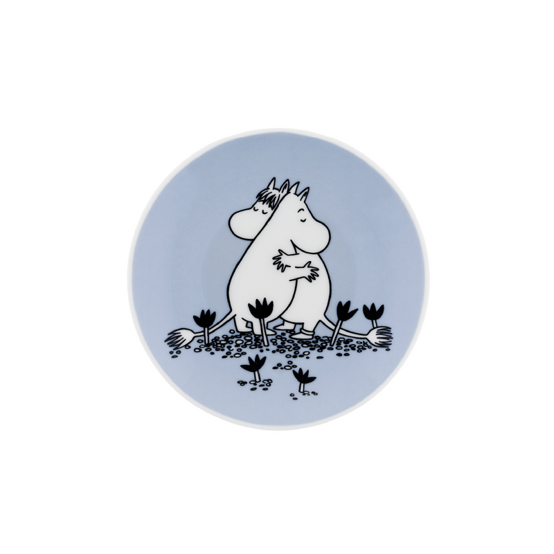 Moomin Teller 13,5cm Love Hellblau