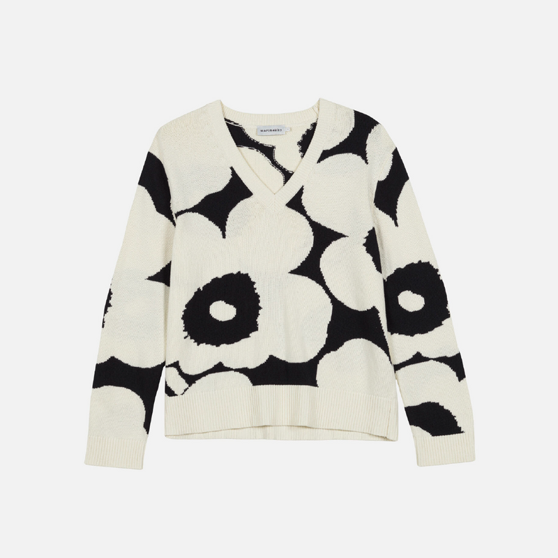 Päivä Unikko Pullover Schwarz