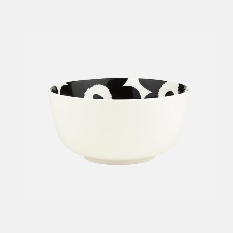 Unikko Bowl 90cl  Weiss/Schwarz